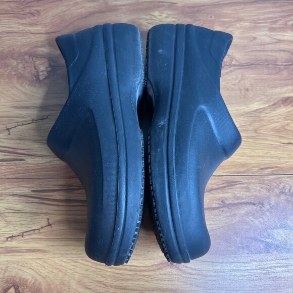 Crocs Neria Pro II Slip On Work Clogs‎ Womens Size 9 205384 Black Rubber Wedge - Picture 7 of 8